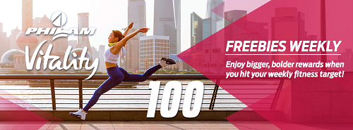 Philam Vitality 100: Bigger, Bolder Freebies Weekly (Philam Vitality Active Rewards)