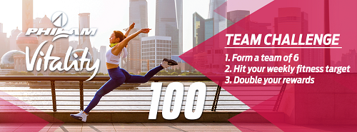 Philam Vitality 100: Philam Vitality Active Team Weekly Challenge