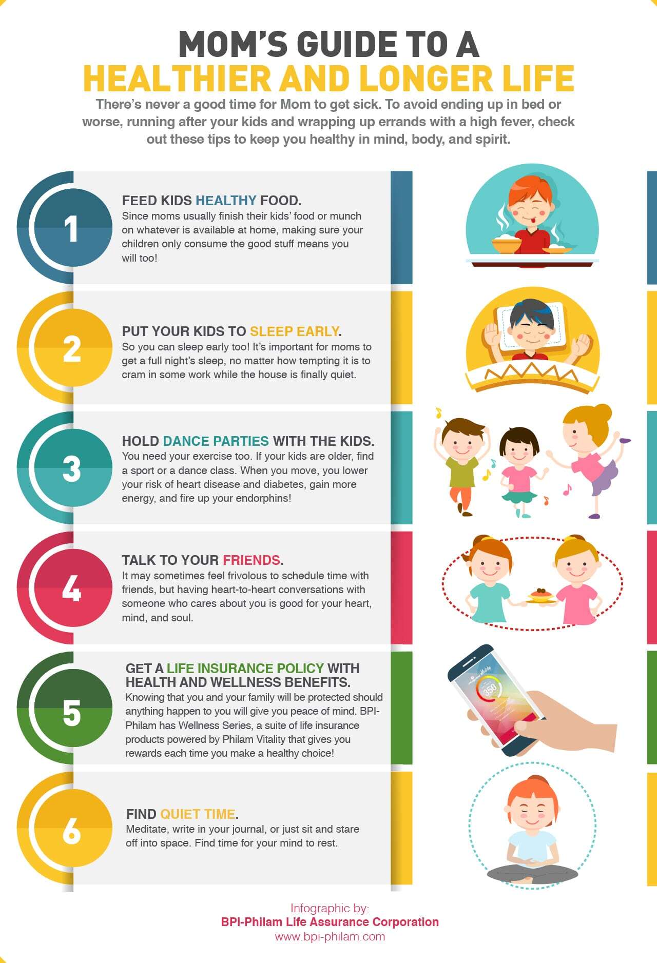 Mom's Guide to Healthy and Long Life